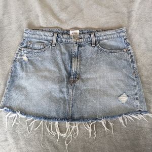 Hudson denim mini skirt